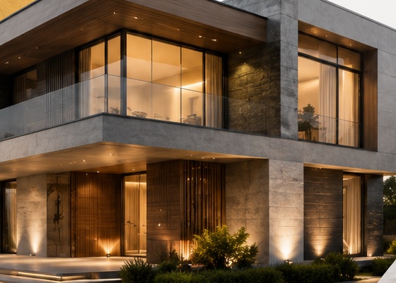 TUNÇ Modern Mimari - Modern Villa Projesi